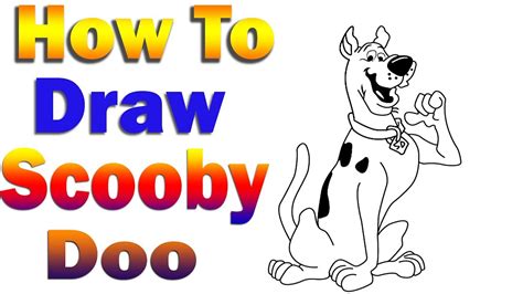 How To Draw Scooby Doo Step By Step Youtube