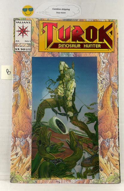Turok NM Gold Foil Dinosaur Hunter 1 1993 Comic Books Modern