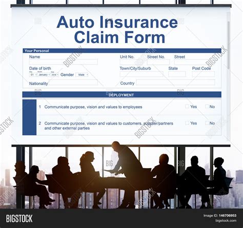 After you report an auto insurance claim, you'll get a claim number to help track your claim's progress. Auto Insurance Claim Form Document Image & Photo | Bigstock