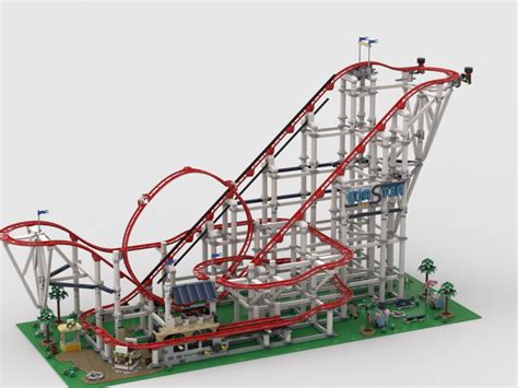 Lego Moc Roller Coaster X3 By Labsrl Rebrickable Build With Lego