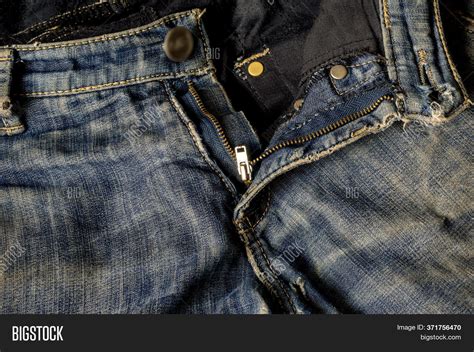 Grated Jeans Zip Image And Photo Free Trial Bigstock