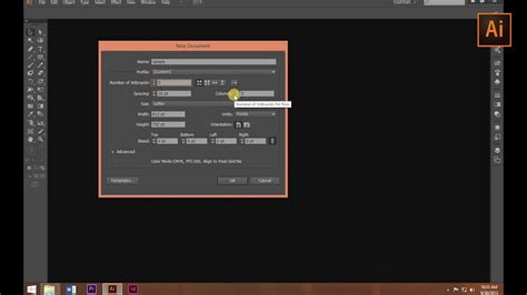 How To Create Adobe Illustrator Document Youtube