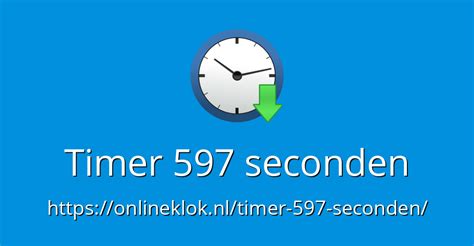 Our talking clock is great for keeping track of the time! Timer 597 seconden - Online Timer