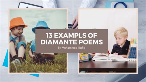 13 Examples Of Diamante Poems Hubpages