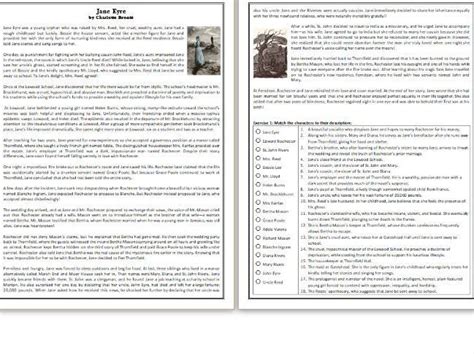 Jane Eyre By Charlotte Brontë Gcse Reading Comprehension Text Teaching Resources Reading