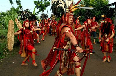 Kabasaran Dance Of Tomohon City North Sulawesi Province