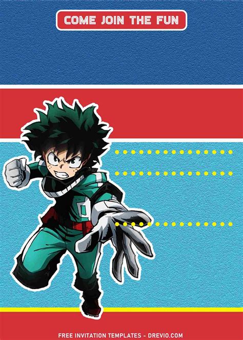 Free Anime Series My Hero Academia Geraeternal