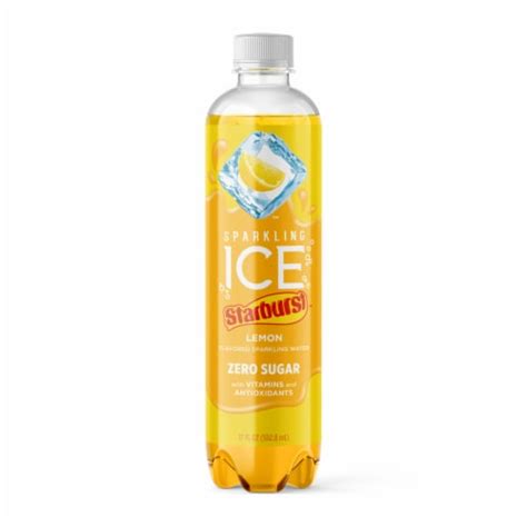 Sparkling Ice® Starburst™ Lemon Flavored Sparkling Water 17 Fl Oz Kroger