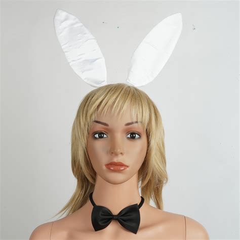 rabbit ear headband collar bow tie costume cuffs bunny tail ball cosplay costume order online