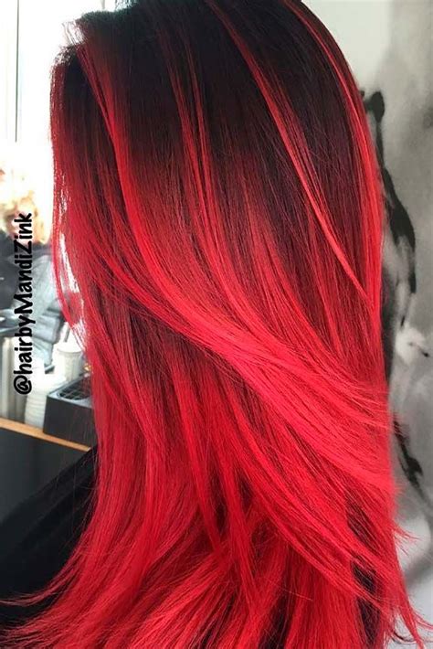 Don't just do it to jump on the trend if you're not planning to keep it for at least a year. 23 Beautiful Red Ombre Hair | Red ombre hair, Red ombre ...