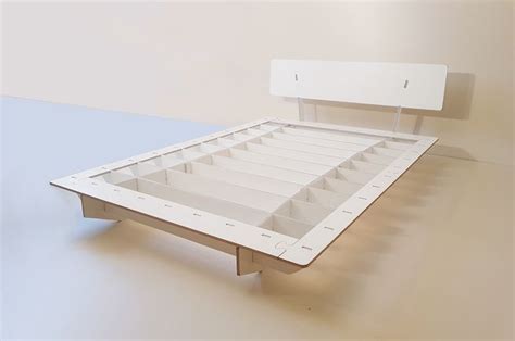 Modern Cnc Bed Made Of Plywood Wood Bed Frame Diy Cnc Furniture