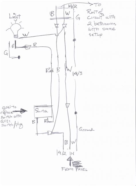 Wiring diagrams for gfci outlets. wiring - How to GFCI protect bathroom lighting circuit - Home Improvement Stack Exchange