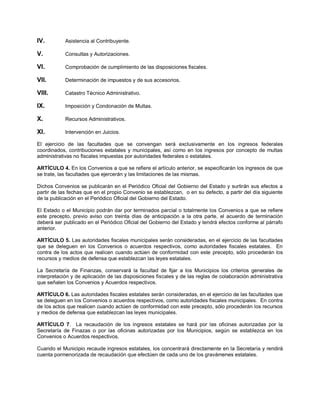 Ley De Coordinaci N Fiscal Para El Estado De Coahuila Pdf