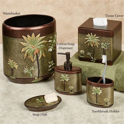 Buy top selling products like sprouted palm toothbrush holder and fern bath accessory collection. Finest Tropical Bathroom Accessories Concept - Home Sweet ...