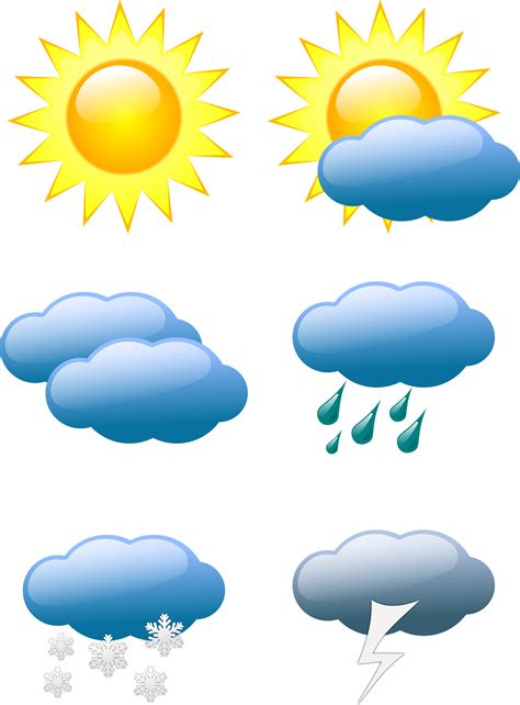 Clipart Weather Symbols