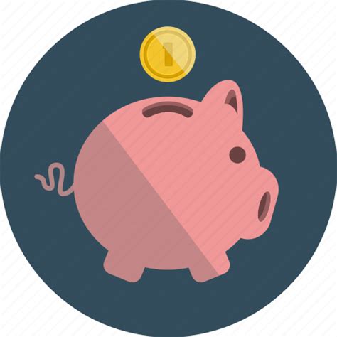 Coin Money Pig Piggy Bank Saving Icon