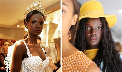 duckie thot the gorgeous australian sudanese model who looks like a real life barbie