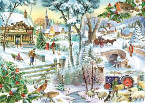 House Of Puzzles 1000 Piece Jigsaw Puzzle Winter Wonderland For Sale