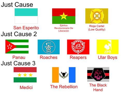 Flags Of Just Cause 20 Rvexillology