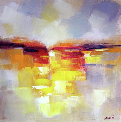 Abstract Landscape Painting By Zlatko Music