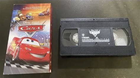Disney Cars Pixar Vhs Tape Disney Movie Club 2007 Rare Nice Used