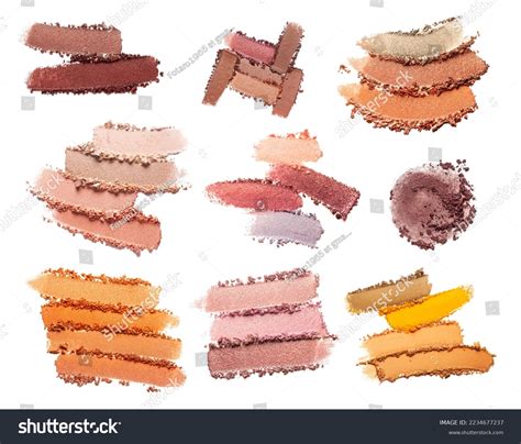 Nude Palette Assortment Collection Isolated On Stock Photo 2234677237