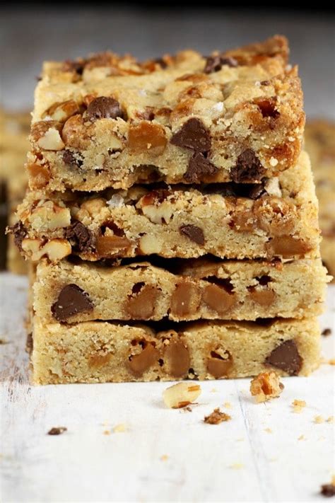 Salted Caramel Cookie Bars Easy Recipe Miss In The Kitchen