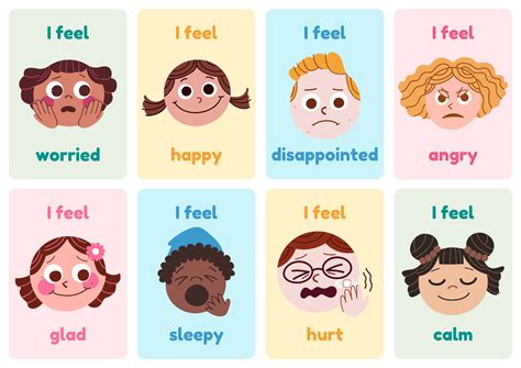 Toddler Emotions Flashcards Etsy Australia