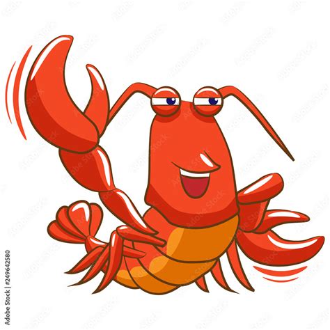 Cartoon Lobster Clipart