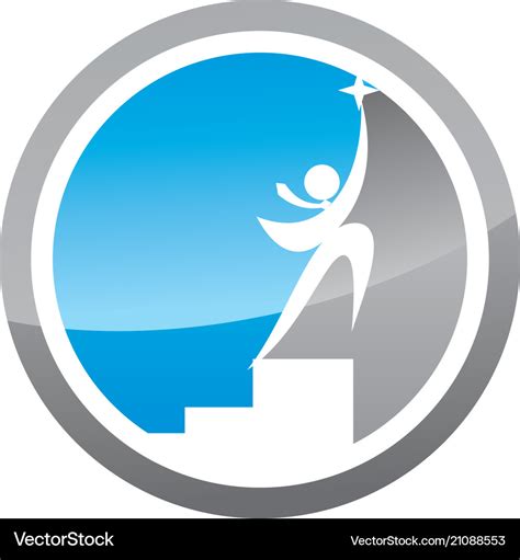 Career Coaching Logo Design Template Royalty Free Vector