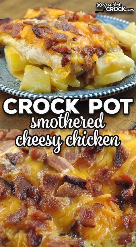 Smothered Crock Pot Cheesy Chicken Recipes That Crock