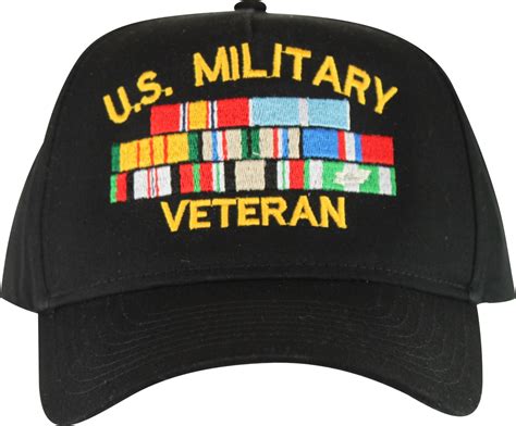 Custom Military Cap With Service Ribbons