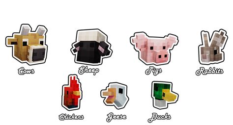 Better Farm Animals Minecraft Texture Pack