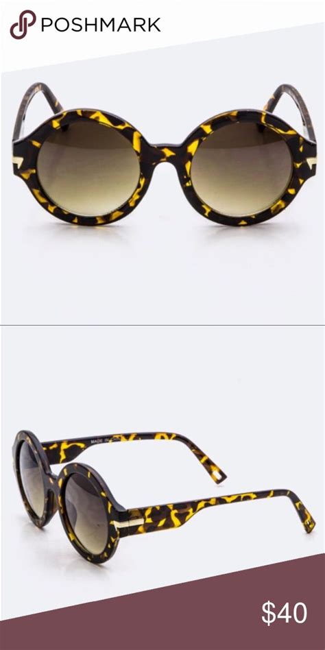 Vintage Style Round Tortoise Sunglasses 😎 Vintage Fashion Tortoise Sunglasses Sunglasses Vintage