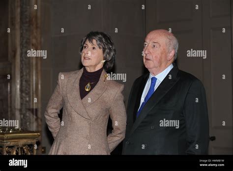 The Duke And Duchess Of Devonshire At Chatsworth House Hi Res Stock