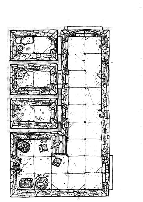 Dungeon Floor Plan Prison Wip By Billiambabble On Deviantart