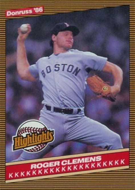 Recently added card # oldest newest highest srp highest price lowest price biggest discount highest percent off print run least in stock most in stock ending soonest. 1986 Donruss Highlights Roger Clemens #5 Baseball Card Value Price Guide