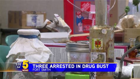 police three nabbed in fort smith drug bust
