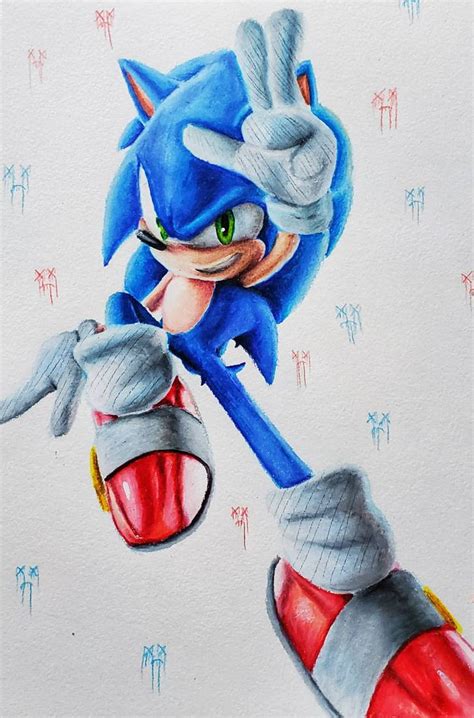 Sonic Render Drawing By Inspire928 On Deviantart