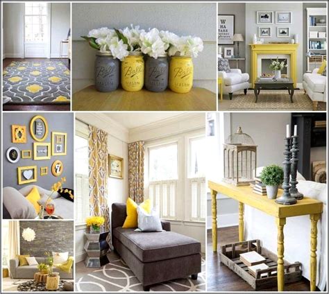 Grey And Yellow Living Room Ideas Pinterest Living Room Home