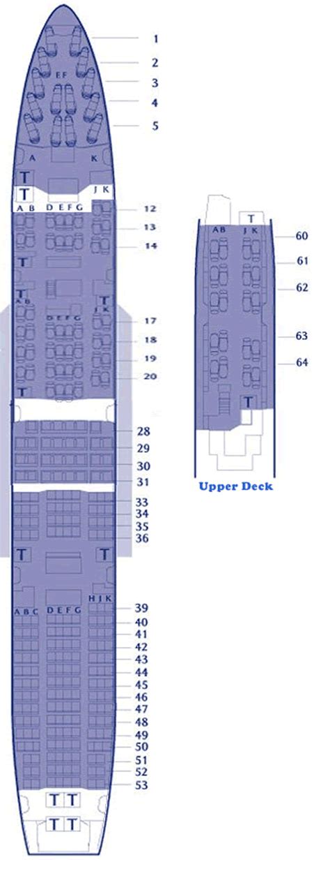 Ba 747 400 Seat Map