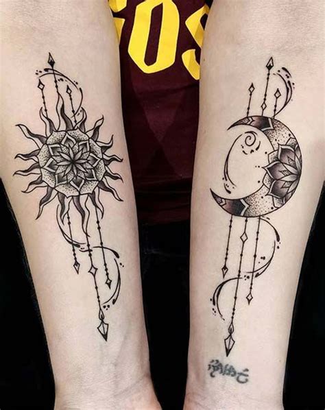 Share More Than 72 Sun And Moon Tattoo Matching Best Vn