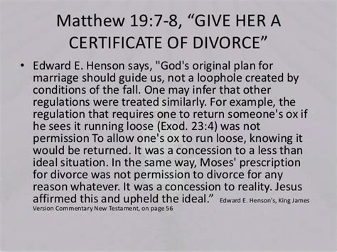 Matthew 19 Jesus Is Tested Concerning Divorce Jesus Is Asked About