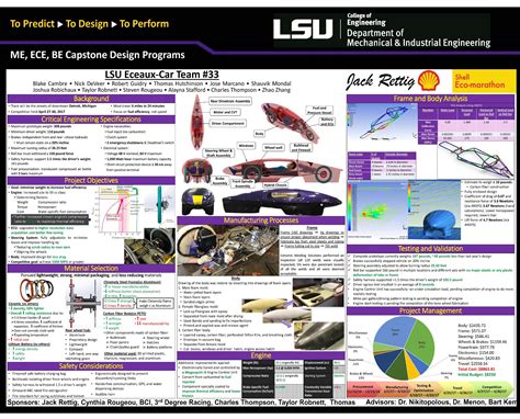 Capstone Design Description Lsu Mechanical And Industrial Engineering