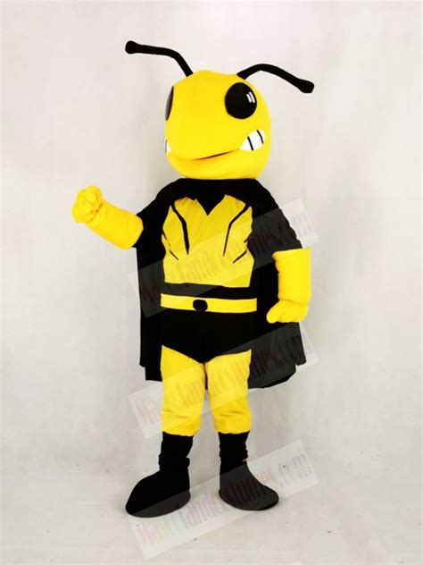 Cool Hero Bee Mascot Costume Cartoon