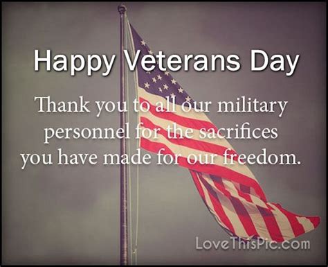 Happy Veterans Day Thank You To Our Military Pictures Photos And