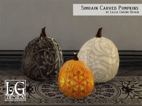 The Sims Resource Simhain Carved Pumpkins