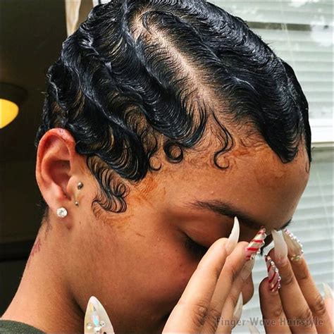 Finger Wave Hairstyles For Long Hair Fashion Style