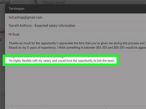 Contextual translation of expected salary and current salary into malay. How to Answer Expected Salary Question in Email | wikiHow
