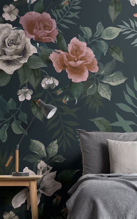 8 Dark Floral Wallpapers To Create A Striking Space Hovia Uk